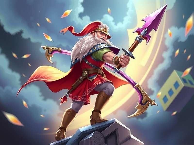 Powerful Spear Soldier Game Banner